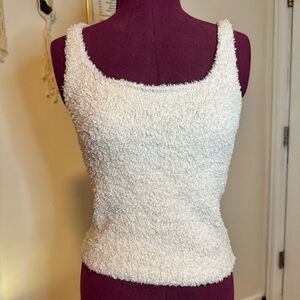 SKIMS Cozy Knit Tank Top S/M cream